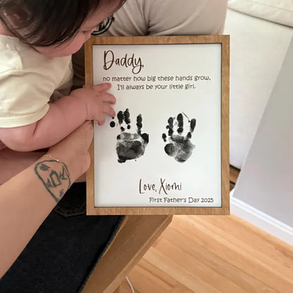 Father’s Day Handprint Frame – DIY Personalized Dad Gift 2026