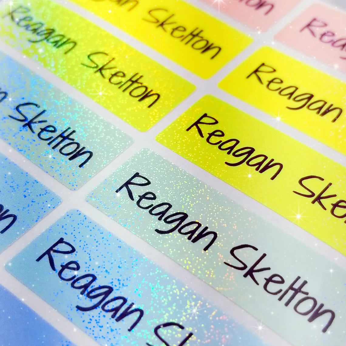 Personalized Waterproof Name Labels for Kids | School & Daycare Stickers  2 Sheets