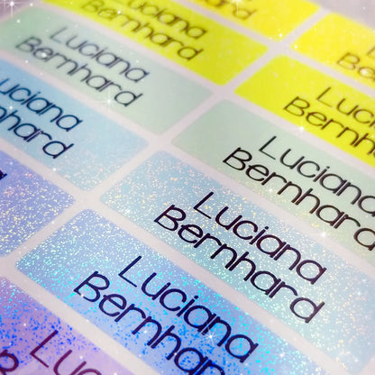 Personalized Waterproof Name Labels for Kids | School & Daycare Stickers  2 Sheets