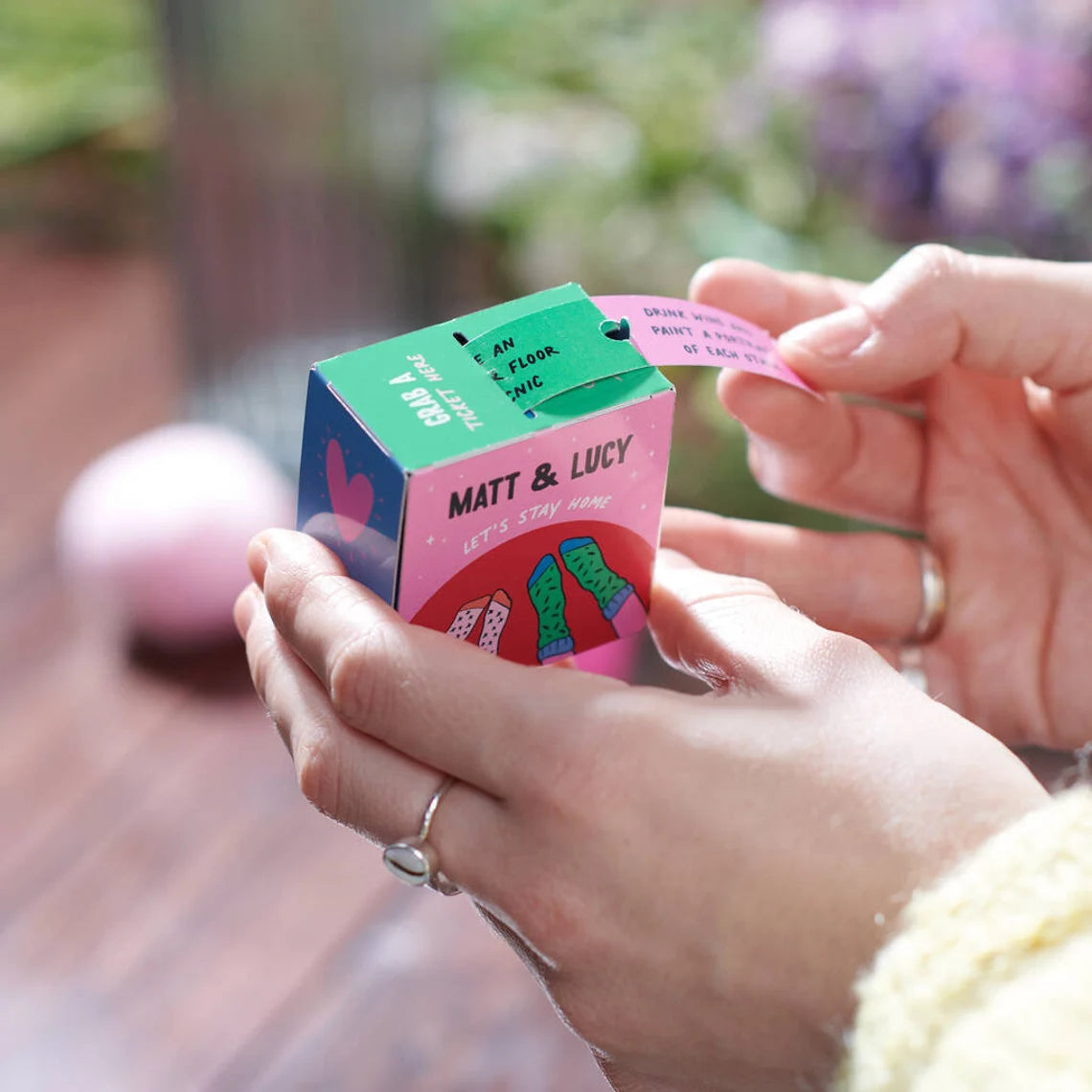 Personalised Couples Date Night Dispenser – Romantic Home Gift