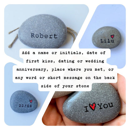 Personalized Penguin Valentine’s Gift for Him & Her | Custom Pebble