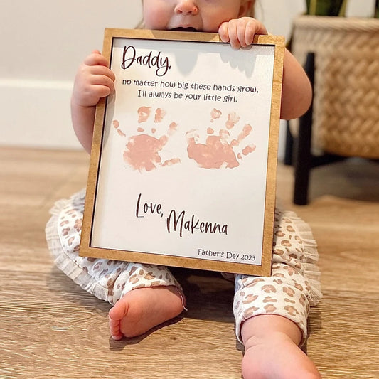 Father’s Day Handprint Frame – DIY Personalized Dad Gift 2026