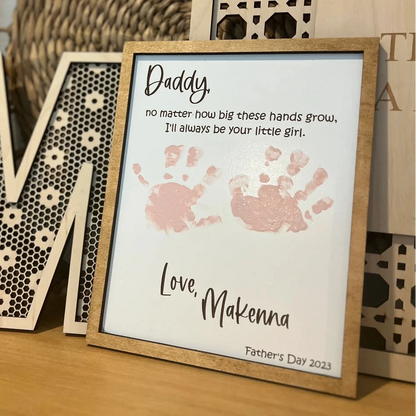 Father’s Day Handprint Frame – DIY Personalized Dad Gift 2026