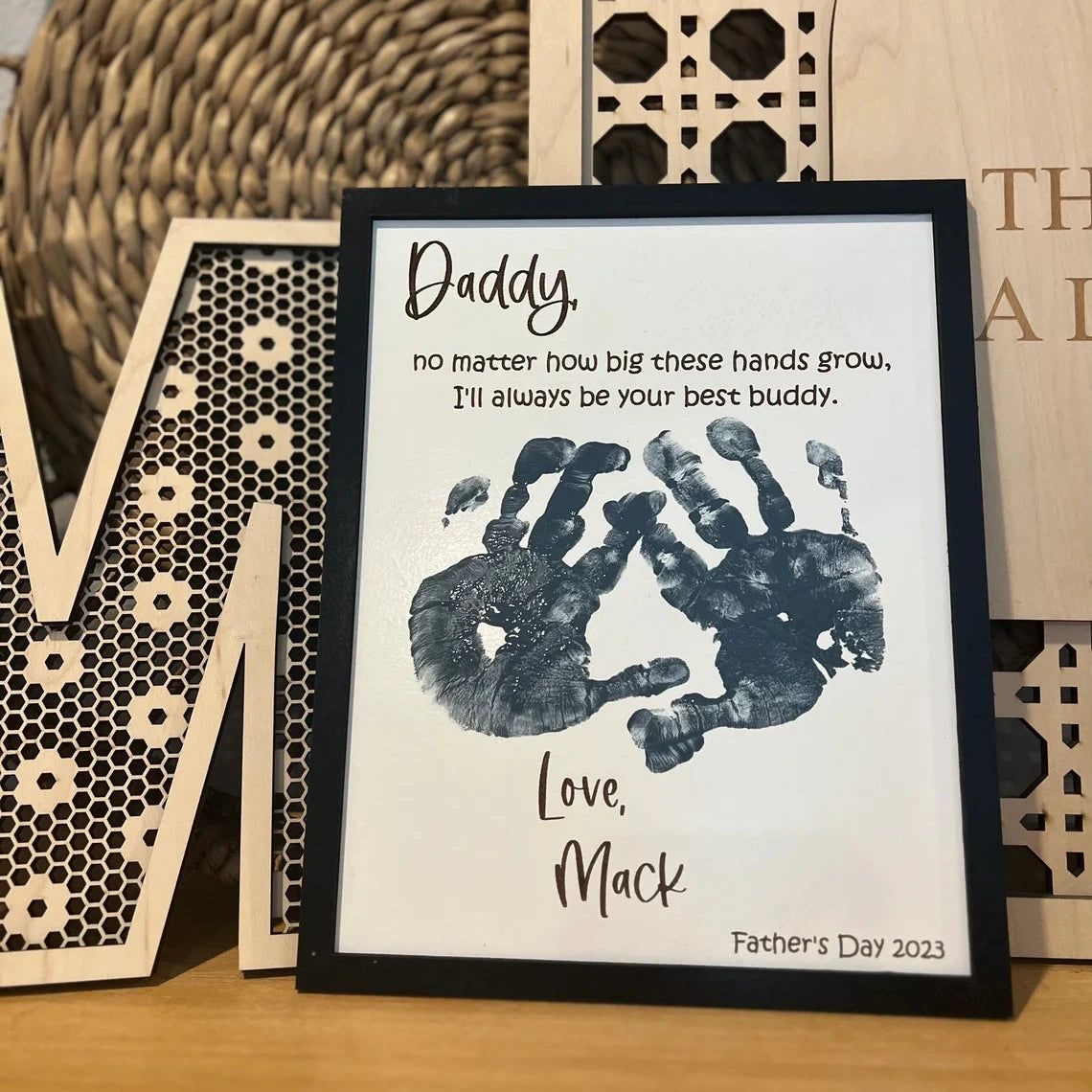 Father’s Day Handprint Frame – DIY Personalized Dad Gift 2026