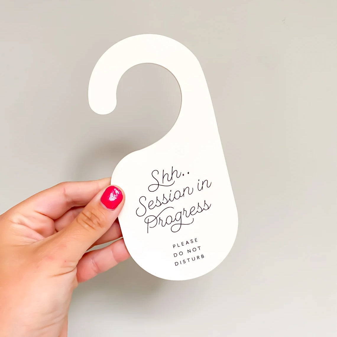 Personalized Door Hanger Sign – Custom Do Not Disturb Acrylic Door Tag