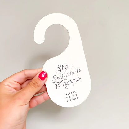 Personalized Door Hanger Sign – Custom Do Not Disturb Acrylic Door Tag