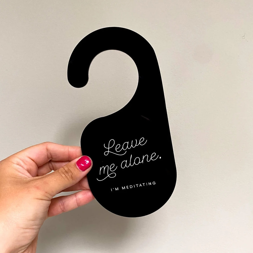 Personalized Door Hanger Sign – Custom Do Not Disturb Acrylic Door Tag
