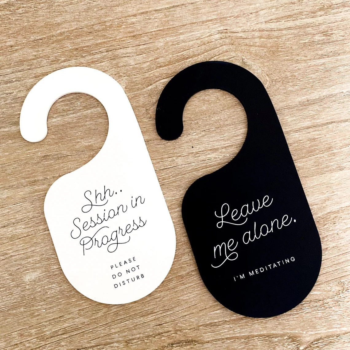 Personalized Door Hanger Sign – Custom Do Not Disturb Acrylic Door Tag