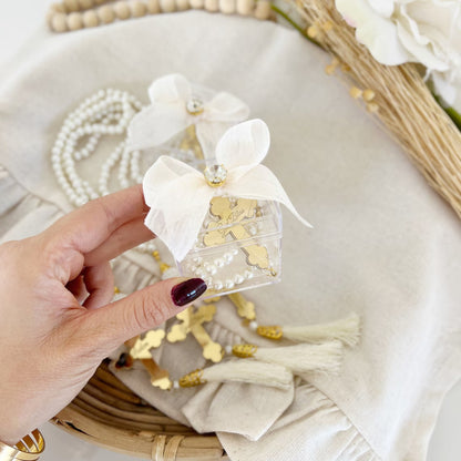 Custom Baptism Rosary Favors – Personalized Party Gift