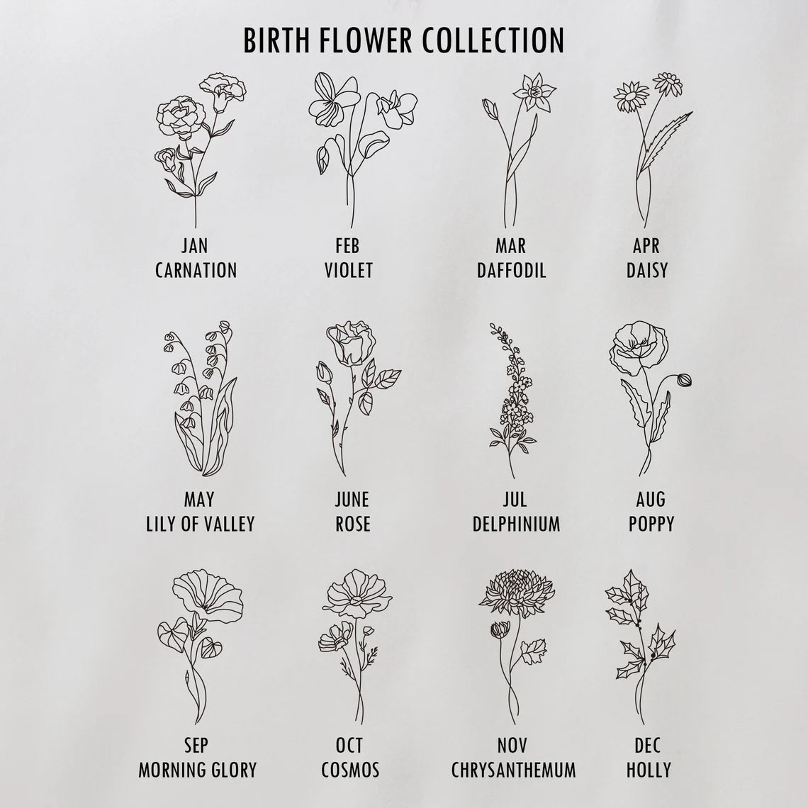 Custom Bridal Bouquet Charm Locket – Birth Flower & Photo