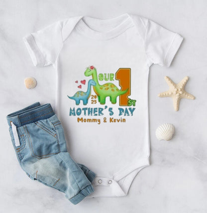 Our First Mother's Day Matching Shirt | Custom Mom & Baby Outfit