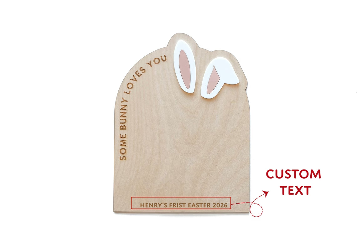 Baby’s First Easter Bunny Footprint Sign – DIY Keepsake