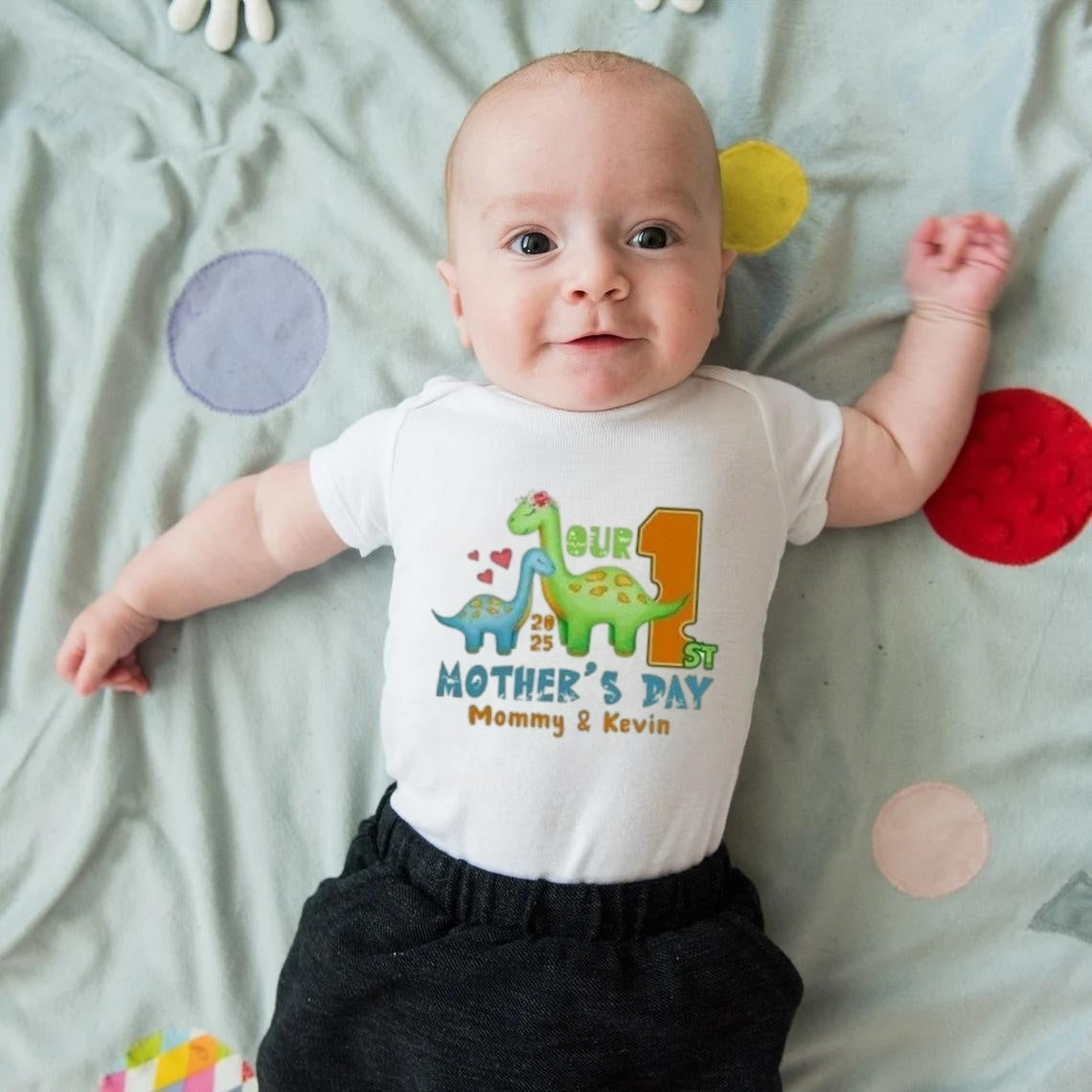 Our First Mother's Day Matching Shirt | Custom Mom & Baby Outfit
