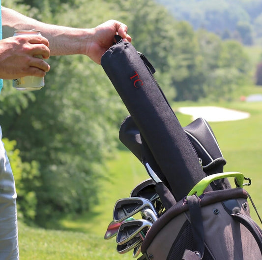 Personalized Embroidered Golf Bag Cooler – Custom Beer Sleeve for Golfers