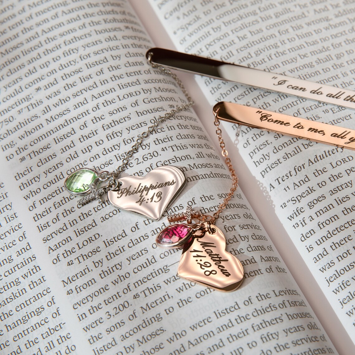 Personalized Bible Verse Bookmark – Custom Engraved Gift