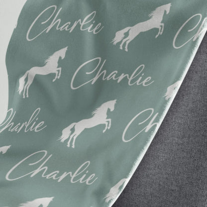 Cadeau pour fille cavalière, couverture de cheval personnalisée, couverture de cheval personnalisée, couverture avec nom de cheval, cadeau pour amoureux des poneys, couverture équestre