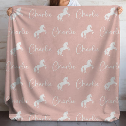 Cadeau pour fille cavalière, couverture de cheval personnalisée, couverture de cheval personnalisée, couverture avec nom de cheval, cadeau pour amoureux des poneys, couverture équestre