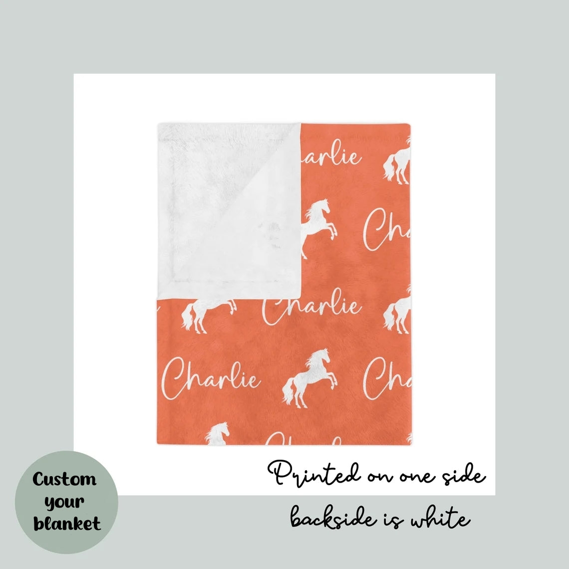 Cadeau pour fille cavalière, couverture de cheval personnalisée, couverture de cheval personnalisée, couverture avec nom de cheval, cadeau pour amoureux des poneys, couverture équestre