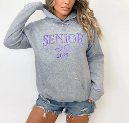 Embroidered Senior Sweatshirt – Personalized Class of 2026