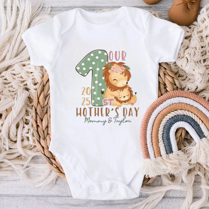 Our First Mother's Day Matching Shirt | Custom Mom & Baby Outfit