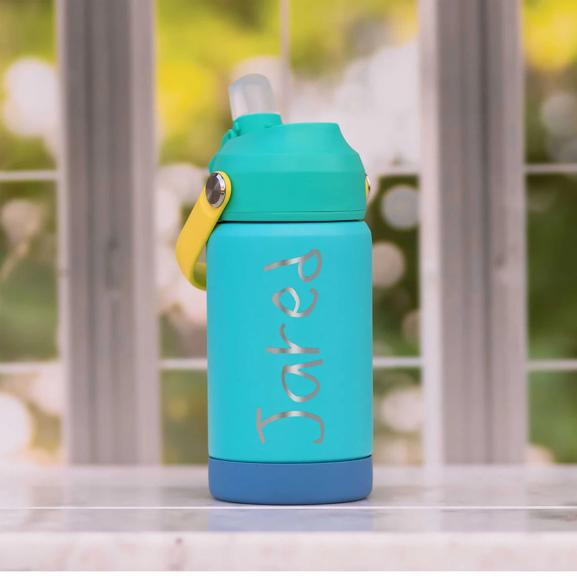 Personalized Name Kids Water Bottle – 12oz Stainless Steel Tumbler
