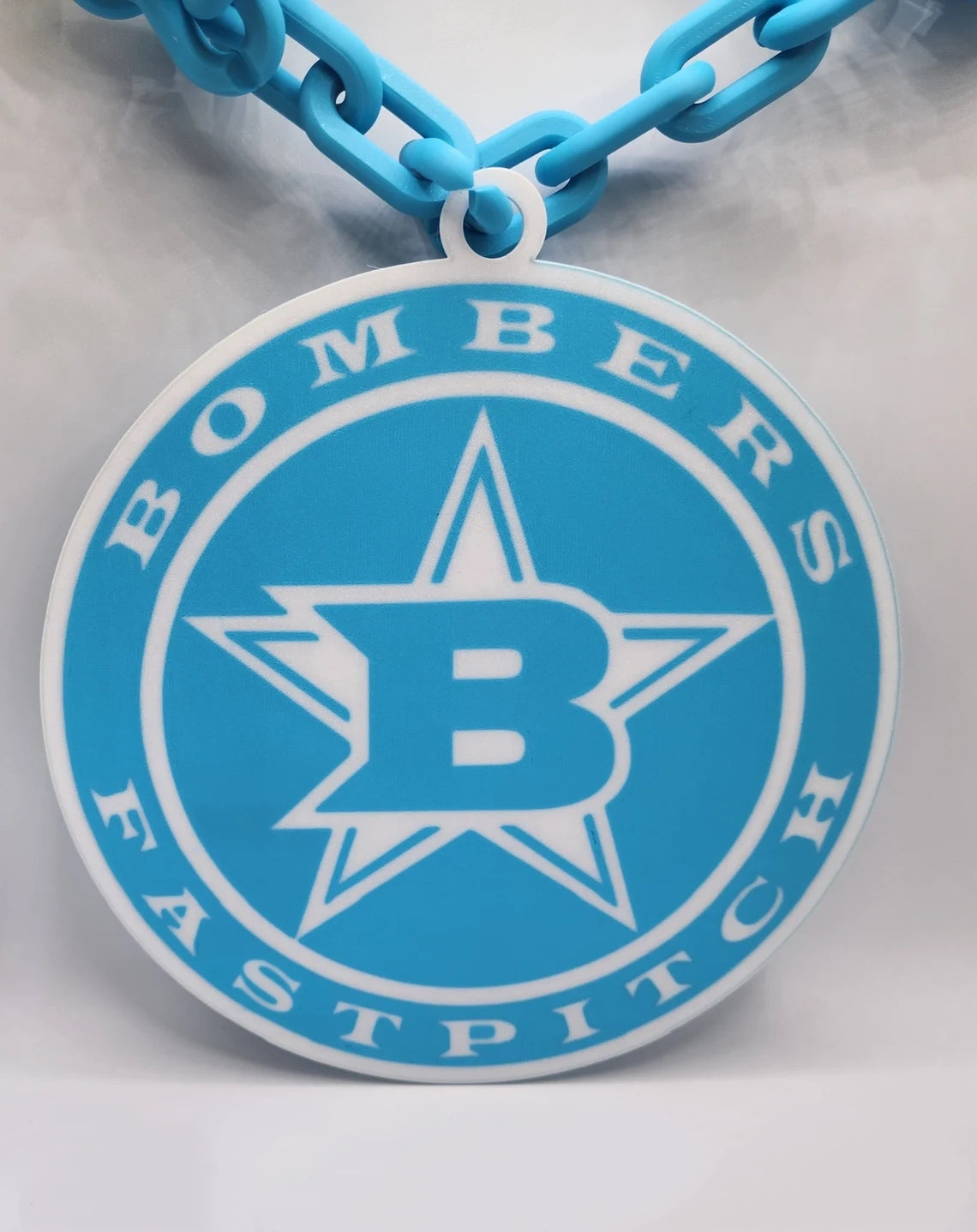 Custom Fan Chain Necklace – Oversized Sports Logo