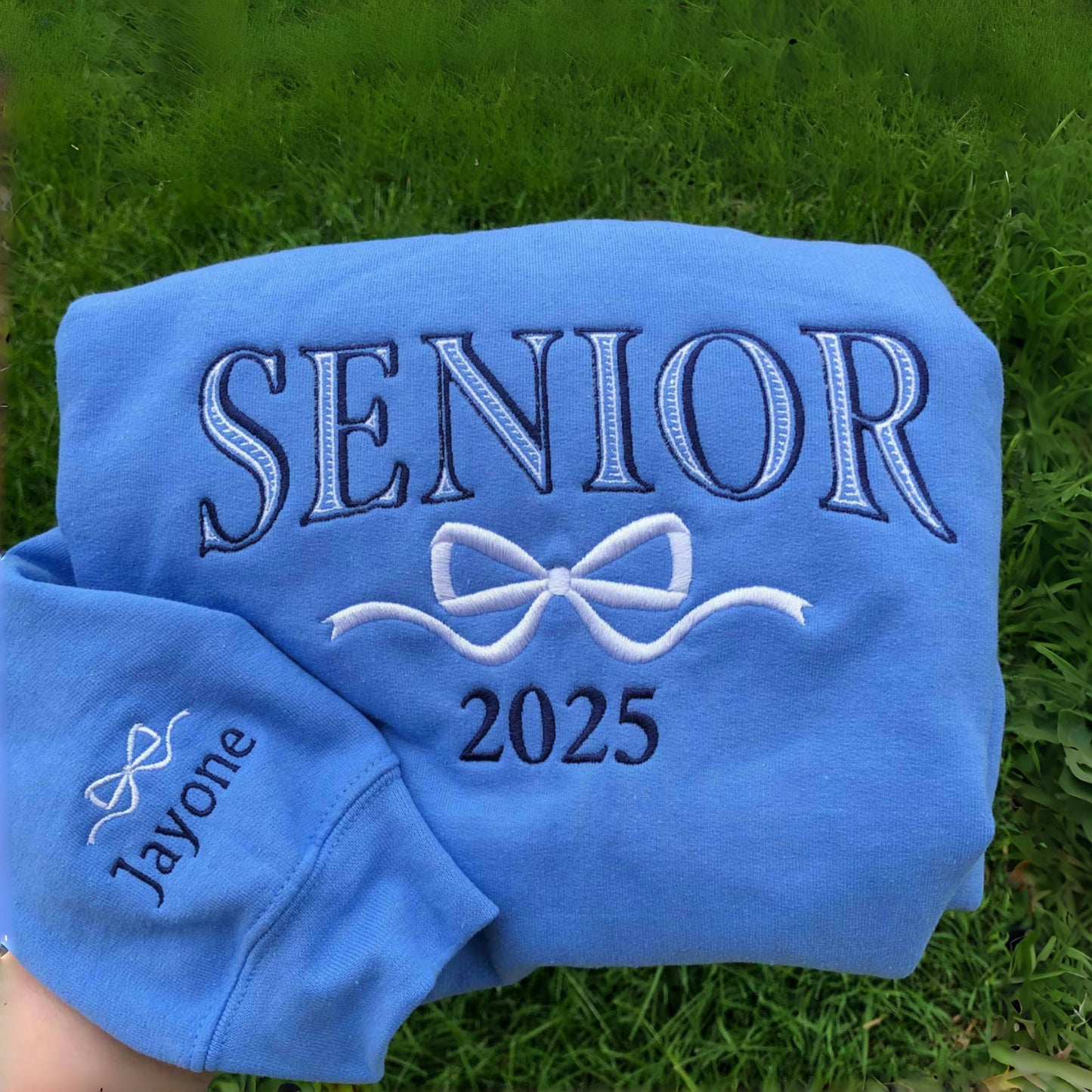 Embroidered Senior Sweatshirt – Personalized Class of 2026