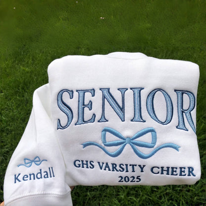 Embroidered Senior Sweatshirt – Personalized Class of 2026