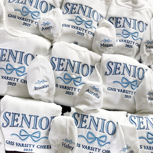 Embroidered Senior Sweatshirt – Personalized Class of 2026