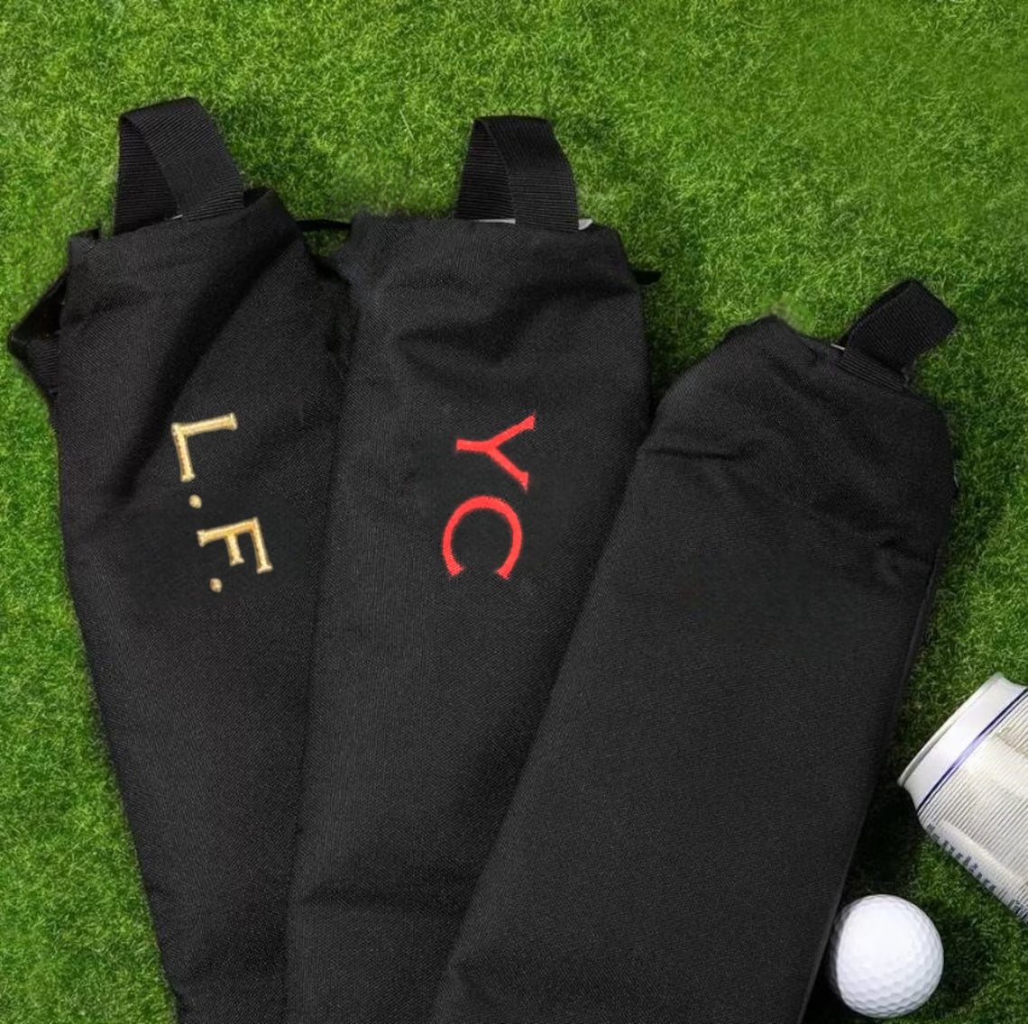 Personalized Embroidered Golf Bag Cooler – Custom Beer Sleeve for Golfers