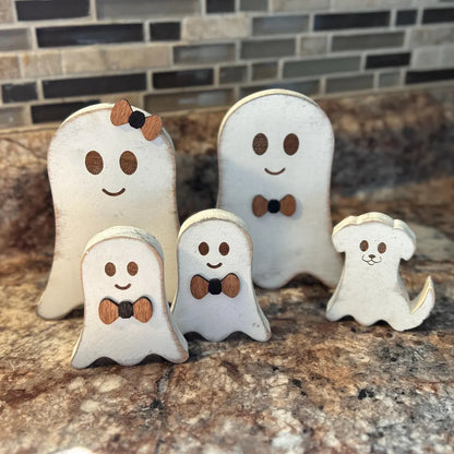 Personalized Ghost Family Decor | Our Boo Crew Halloween Decoration