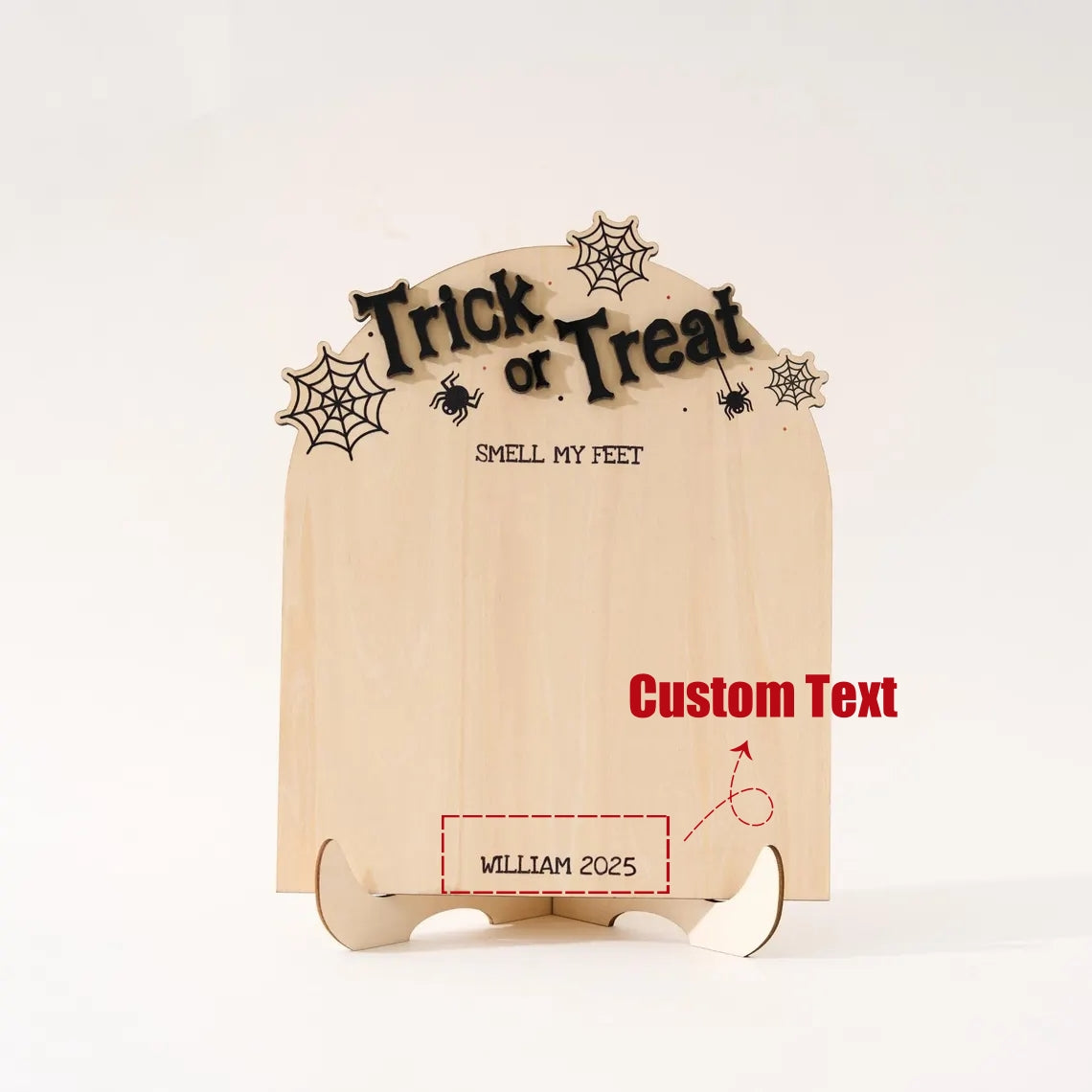 Baby’s First Halloween Footprint Sign – Personalized DIY Keepsake