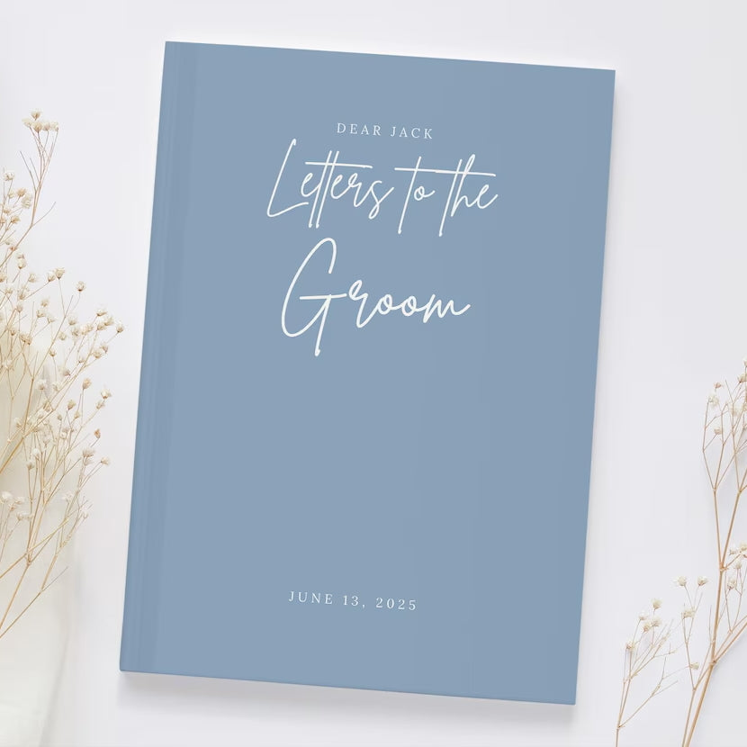 Personalized Letters to the Bride Book Something Blue Gift