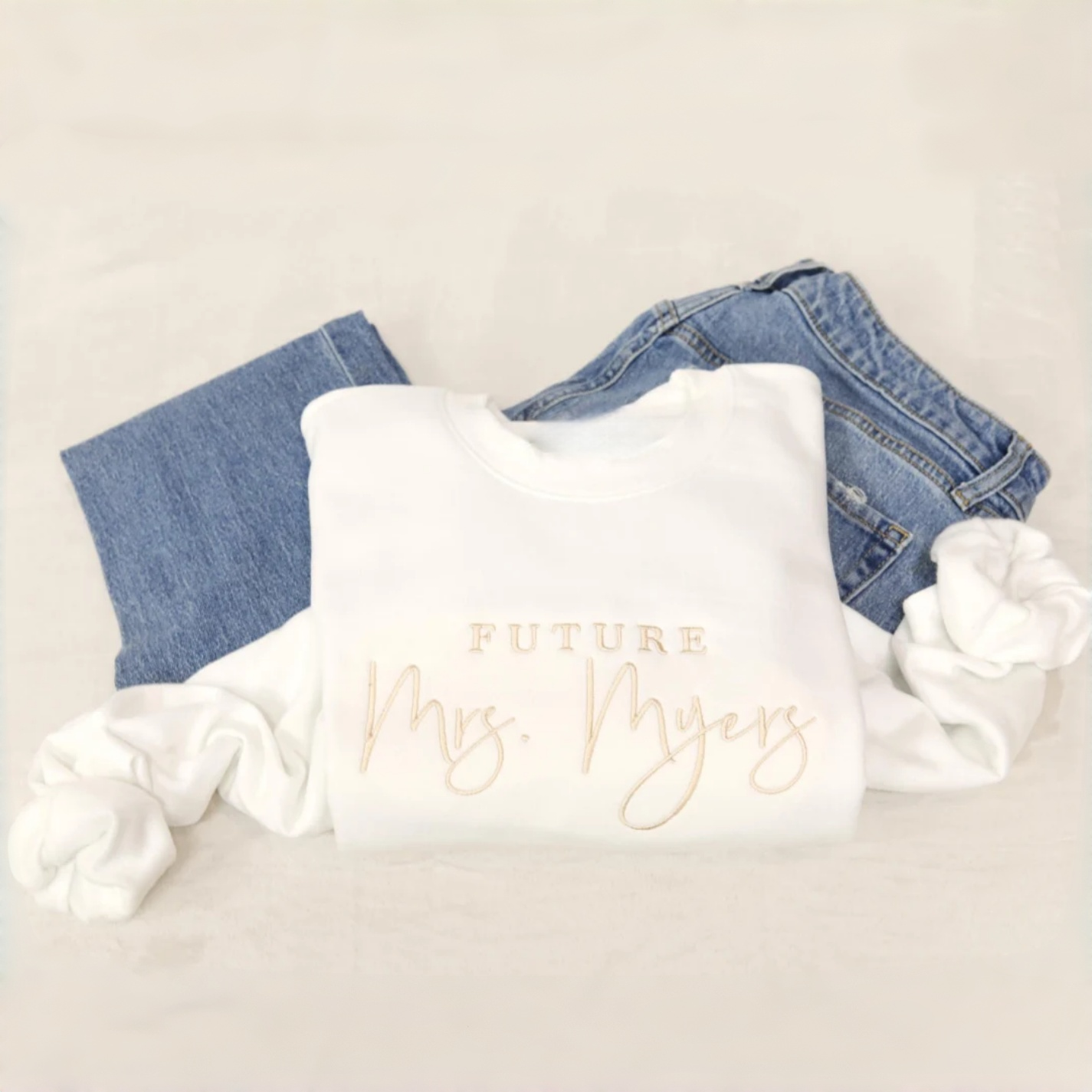 Future Mrs. Personalized Sweatshirt | Custom Bride Hoodie Gift