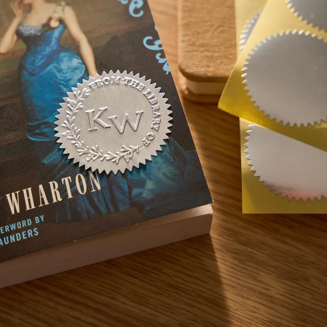 Custom Book Embosser Stamp | From the Library of | Ex Libris Gift