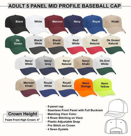 Custom Embroidered Hat - Personalized Dad Hat - Custom Text Gift