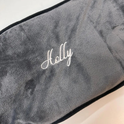 Personalized Hot Water Bottle with Waist Belt | Embroidered Gift