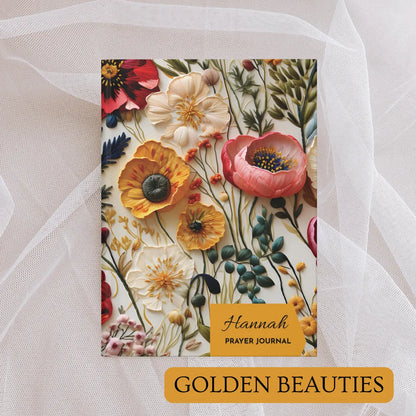 Personalized Prayer Journal for Women, Christian Gift Notebook