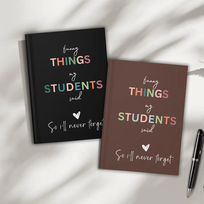Personalized Teacher Notebook – Custom Name Hardcover Journal