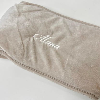 Personalized Hot Water Bottle with Waist Belt | Embroidered Gift