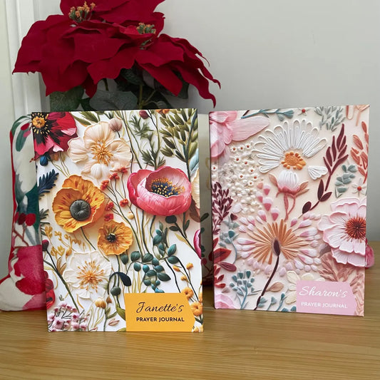 Personalized Prayer Journal for Women, Christian Gift Notebook