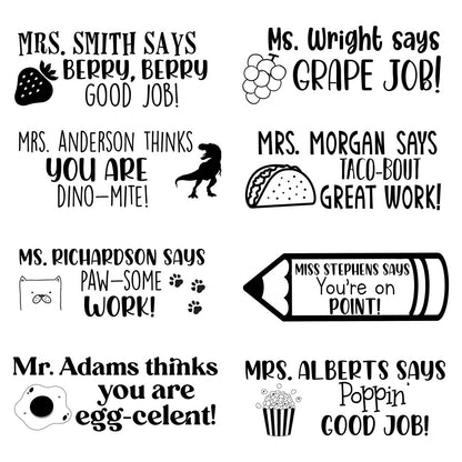 Custom Teacher Stamp – Personalized Gift for Classroom Use