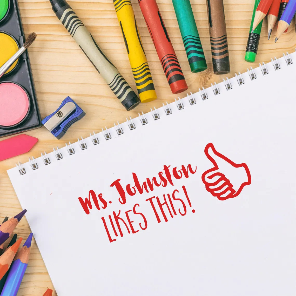 Custom Teacher Stamp – Personalized Self-Inking Stamp for Teachers