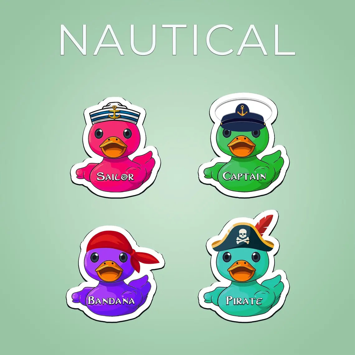 Personalized Cruise Duck Magnet Set of 2 | Stateroom Door Decor