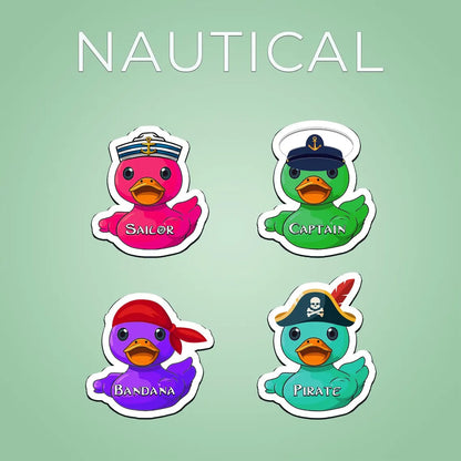 Personalized Cruise Duck Magnet Set of 2 | Stateroom Door Decor