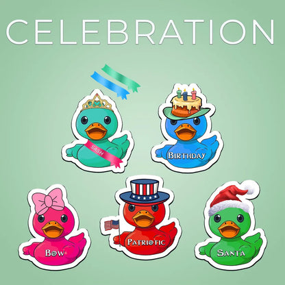 Personalized Cruise Duck Magnet Set of 2 | Stateroom Door Decor