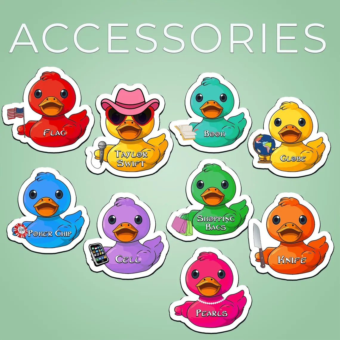 Personalized Cruise Duck Magnet Set of 2 | Stateroom Door Decor