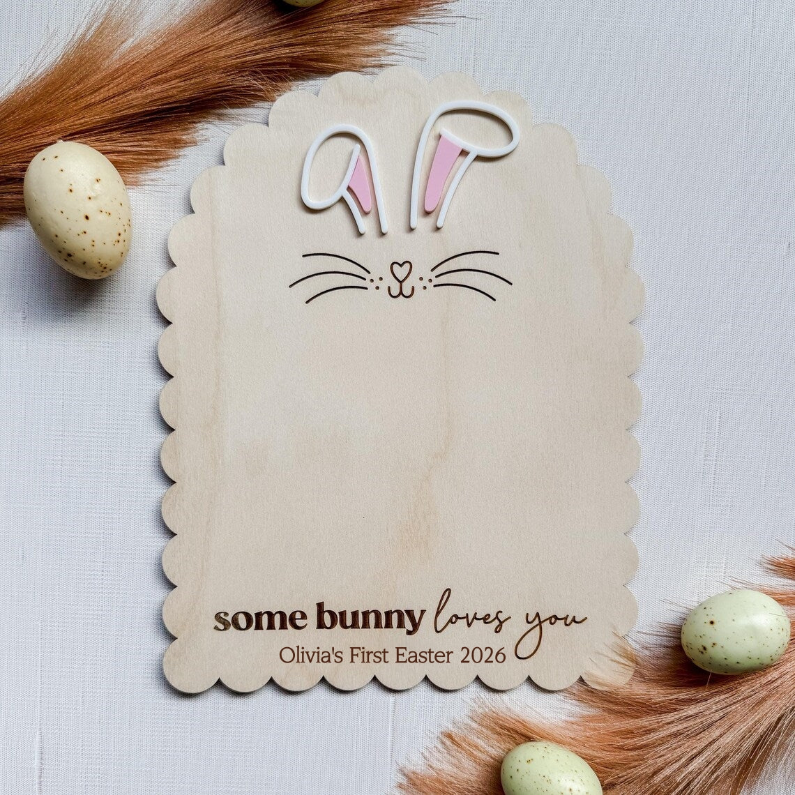 DIY Easter Baby Footprint Sign – Baby’s First Easter Keepsake