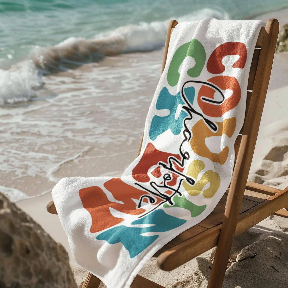 Personalized Cousin Crew Beach Towel – Family Vacation Gift