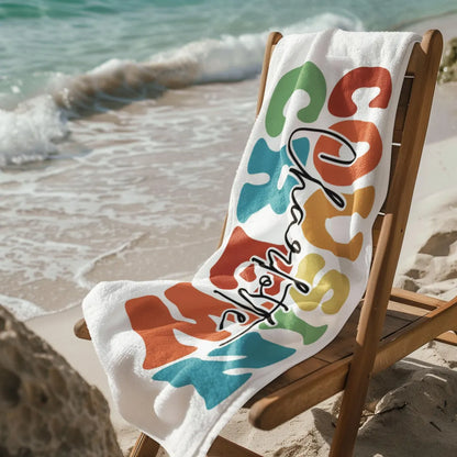 Personalized Cousin Crew Beach Towel – Family Vacation Gift